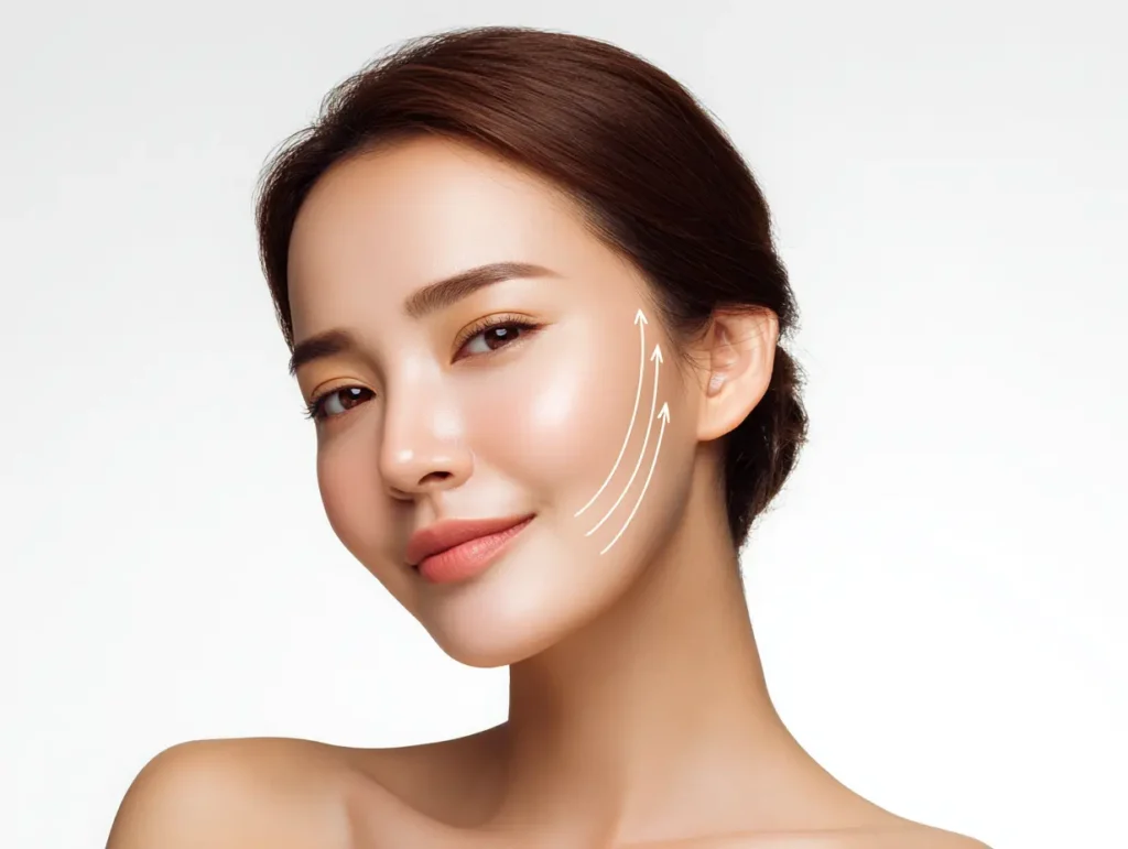 Gangnam AIVE Thermage core function – facial contour improvement example image